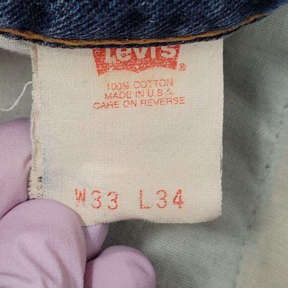 Vintage LEVIS 510 Ripped Jeans 30x29 Faded Stonewash - Picture 8 of 16